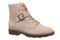 Vionic Catina Women's Mid Shaft Short Boot - Comfortable Orthotic Arch Support Lace-Up - Lucid Beige - Angle main