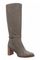 Vionic Valora Womens High Shaft Tall Boot - Women's Comfortable Orthotic Arch Support Tall Boot - Stone Wide Calf - Angle main