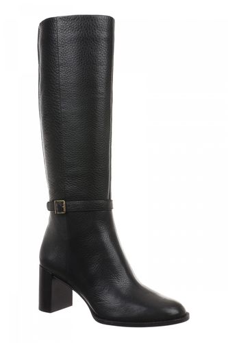 Vionic Valora Womens High Shaft Tall Boot - Women's Comfortable Orthotic Arch Support Tall Boot - Black - Angle main