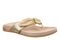 Vionic Eva Women's Orthotic Arch Support Comfort Thong Sandal - Gold - Angle main