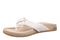 Vionic Eva Women's Orthotic Arch Support Comfort Thong Sandal - Sea Salt - Left angle