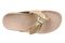 Vionic Eva Women's Orthotic Arch Support Comfort Thong Sandal - Gold - Top