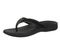 Vionic Tide 2.0 Women's Comfort Orthotic Arch Support Thong Sandal - Black - Left angle