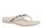 Vionic Tide 2.0 Women's Comfort Orthotic Arch Support Thong Sandal - Cream Snake - Angle main