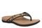 Vionic Tide 2.0 Women's Comfort Orthotic Arch Support Thong Sandal - Black/leopard - Angle main