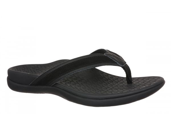 Vionic Tide 2.0 Women's Comfort Orthotic Arch Support Thong Sandal - Black - Angle main