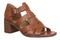 Vionic Marcella Women's Comfortable Strappy Block-Heel Sandal with Orthotic Arch Support - Tan - Angle main