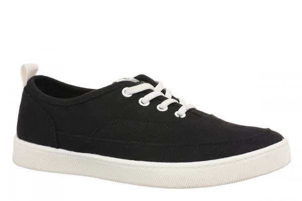 Vionic Cyan Women's Comfort Arch Support Lace-Up Sneaker - Black - Angle main