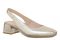 Vionic Reyes Women's Supportive Comfort Slingback Pump with Arch Support - Gold - Left angle