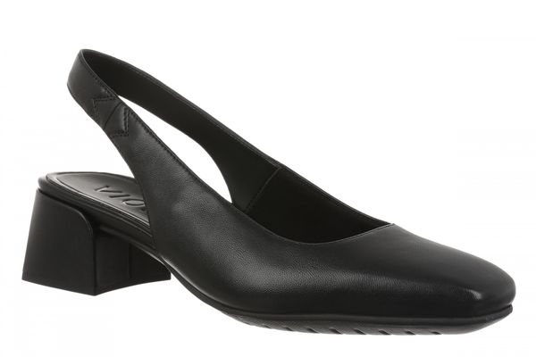 Vionic Reyes Women's Supportive Comfort Slingback Pump with Arch Support - Black - Left angle