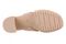 Vionic Bolinas Women's Comfortable Strappy Block-Heel Sandal with Orthotic Arch Support - Rugby Tan - Bottom