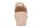 Vionic Bolinas Women's Comfortable Strappy Block-Heel Sandal with Orthotic Arch Support - Rugby Tan - Back