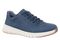 Vionic Uptown Sneaker - Women's Orthotic Arch Support Comfort Lace-Up Shoes - Dark Denim - Angle main