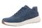 Vionic Uptown Sneaker - Women's Orthotic Arch Support Comfort Lace-Up Shoes - Dark Denim - Left angle