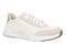 Vionic Uptown Sneaker - Women's Orthotic Arch Support Comfort Lace-Up Shoes - Ivory/silver - Angle main