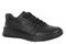 Vionic Uptown Sneaker - Women's Orthotic Arch Support Comfort Lace-Up Shoes - Black/black - Angle main