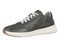 Vionic Uptown Sneaker - Women's Orthotic Arch Support Comfort Lace-Up Shoes - Polluted Silver - Left angle