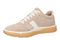 Vionic City Walk Women's Orthotic Arch Support Comfort Walking Sneaker - Lucid Beige - Left angle