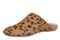 Vionic Opal Women's Orthotic Arch Support Comfort Slip-On Mule - Tan Leopard - Left angle