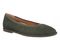 Vionic Caroll 2.0 Women's Elegant Orthotic Ballet Flat with Arch Support - Olive Moss - Angle main