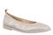 Vionic Caroll 2.0 Women's Elegant Orthotic Ballet Flat with Arch Support - Chateau Grey - Angle main