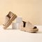 Bearpaw SAIL Women's Sandals - 3256W - Mushroom - lifestyle view