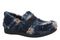 Vionic Imogen Slipper - Women's Orthotic Arch Support Comfort Slipper - Navy Multi - Angle main