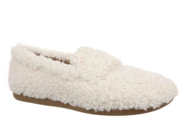 Vionic Snuggle Slipper Women's Comfort Orthotic Arch Support Indoor Outdoor Slippers - Cream - Angle main