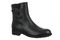 Vionic Jill Women's Heeled Ankle Boot - Women's Comfortable Orthotic Arch Support Ankle Boot - Black - Angle main