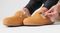 Strive Oslo Women's Comfort Clog Slipper - Oslo Oak Adjustment Lifestyle