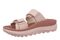 Vionic Renewal - Adjustable Recovery Slide - Women's and Men's Unisex Orthotic Arch Support Comfort Recovery Sandals - Cameo Rose - Left angle