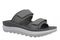 Vionic Renewal - Adjustable Recovery Slide - Women's and Men's Unisex Orthotic Arch Support Comfort Recovery Sandals - Slate Grey - Angle main
