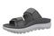Vionic Renewal - Adjustable Recovery Slide - Women's and Men's Unisex Orthotic Arch Support Comfort Recovery Sandals - Slate Grey - Left angle