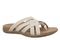 Vionic Tia Women's Sandal - Women's Stretchy Gore Orthotic Arch Support Sandal - Champagne - Angle main