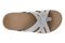 Vionic Tia Women's Sandal - Women's Stretchy Gore Orthotic Arch Support Sandal - Silver - Top