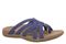 Vionic Tia Women's Sandal - Women's Stretchy Gore Orthotic Arch Support Sandal - Skipper Blue - Angle main