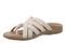Vionic Tia Women's Sandal - Women's Stretchy Gore Orthotic Arch Support Sandal - Champagne - Left angle