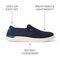 Reef Neptune Men's Slip-on Comfort Shoes - Navy