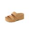 Reef Vista Higher Cleo Women's Sandals - Tan Suede