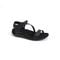 Strive Nice Women's Orthotic Sandal with Arch Support - Black Ii - Angle