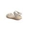 Strive Nice Women's Orthotic Sandal with Arch Support - Latte - Back View