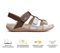 Strive Cassis Women's Orthotic Sandal - Tan Lifestyle