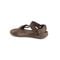 Strive Drift Women's Orthotic Adjustable Sandal - Chocolate - Back View
