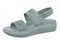 Vionic Sky Women's Arch Support Strappy Sandal - Iceberg Green - Left angle