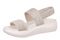 Vionic Sky Women's Arch Support Strappy Sandal - Sea Salt - Left angle