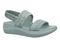 Vionic Sky Women's Arch Support Strappy Sandal - Iceberg Green - Angle main
