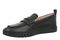 Vionic Chantel Women's Arch Support Slip-On Loafer Shoe - Black/Black - Left angle
