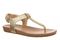 Vionic Palisades Women's Arch Support T-Strap Sandal - Gold - Angle main