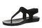 Vionic Palisades Women's Arch Support T-Strap Sandal - Black - Dropped - Left angle
