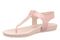 Vionic Palisades Women's Arch Support T-Strap Sandal - Smokey Rose - Left angle